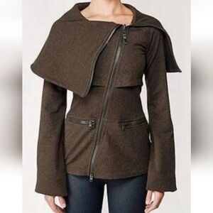 Lululemon Athletica Brown Women's Sweater with Zipper Detail